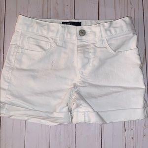 Gap white denim shorts